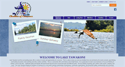 Desktop Screenshot of laketawakonichamber.org